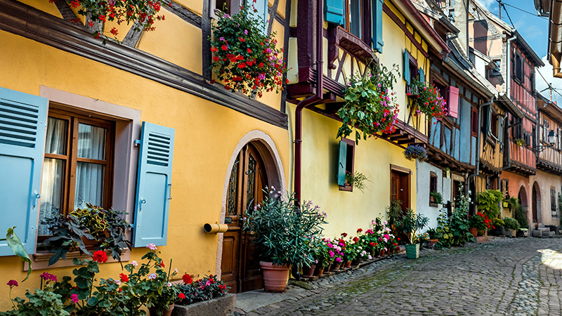 Utflykt till Gunsbach och Eguisheim